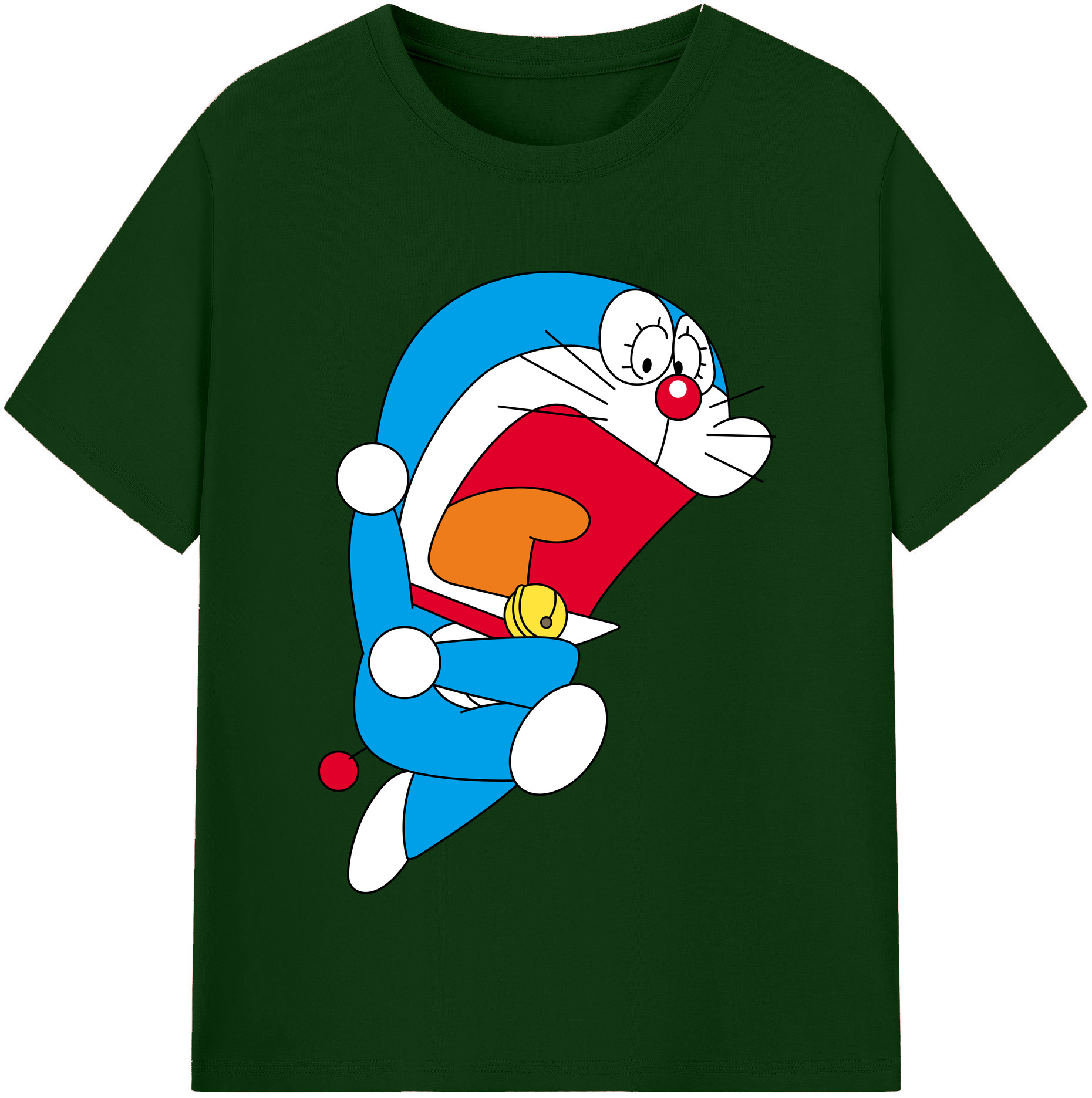 （画像用） ドラえもん Doraemon 綿100％半袖Tシャツ（フロントプリント）